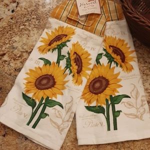 Sunflower Dish Towels